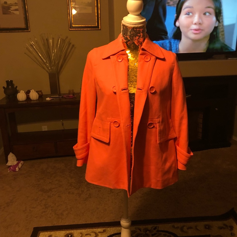 Super cute banana republic coral pea coat
